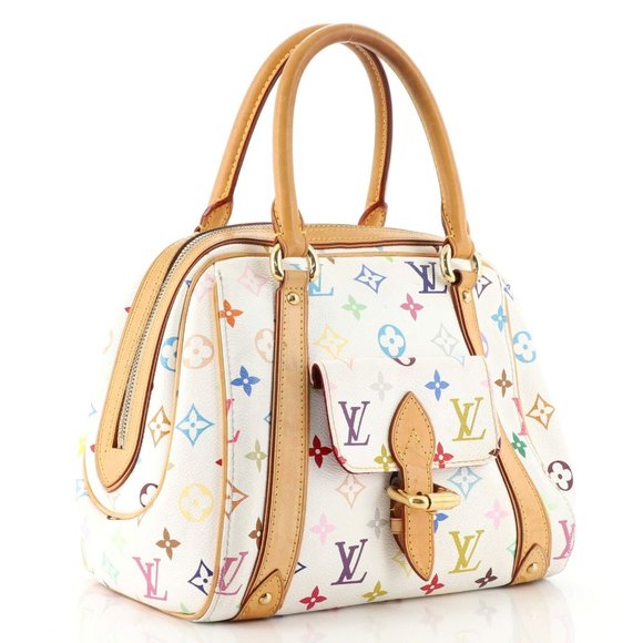 Priscilla Multicolor White Shoulder Bag - Picture 2 of 9